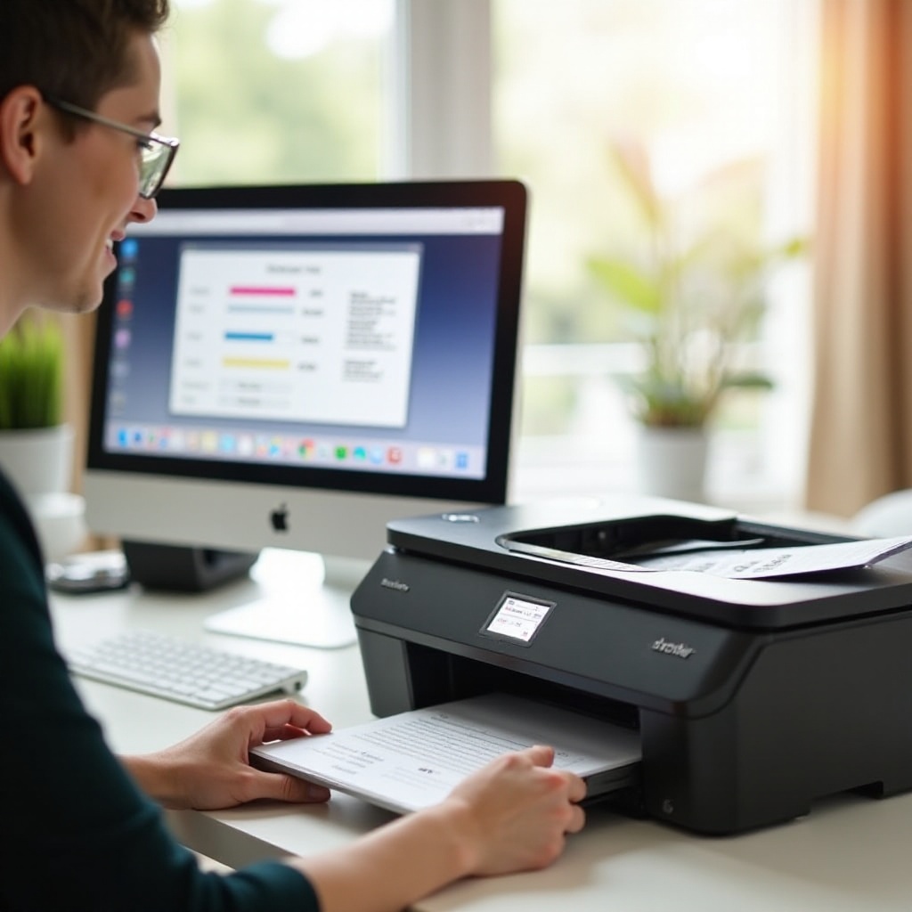 Как легко проверить уровень чернил в принтере Brother