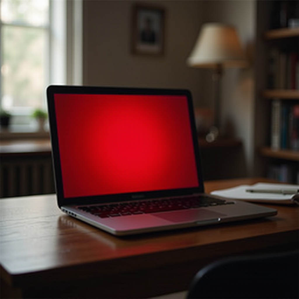 Jak rozwiązać problem i naprawić problem czerwonego ekranu na MacBooku