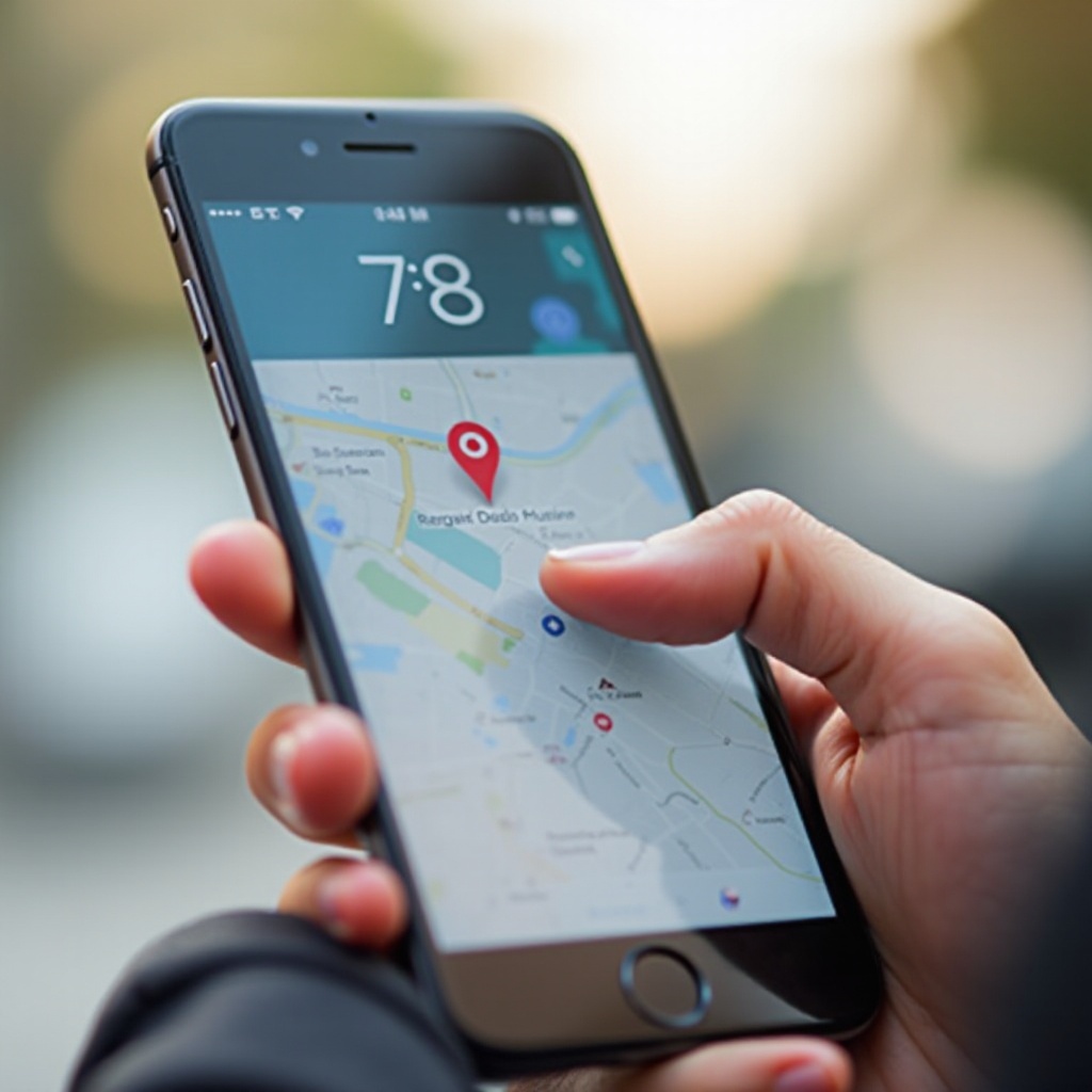 как отправить текущее местоположение на iOS 17