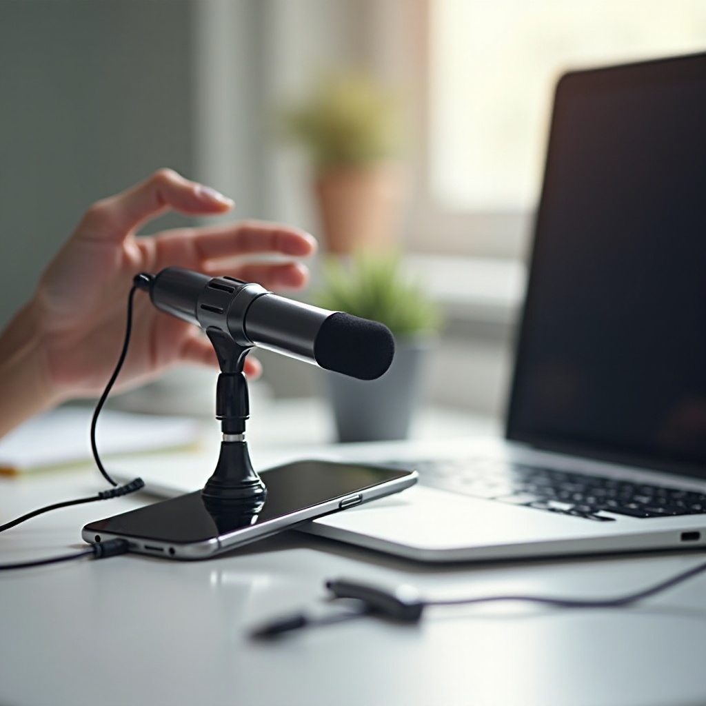 كيفية استخدام هاتفك الذكي كميكروفون للحاسوب: دليل شامل